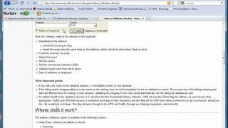 Address Validation Module