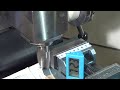 ①自作卓上縦フライス盤ラフィングエンドミル加工テスト