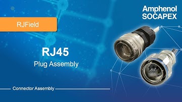 Amphenol RJ FIELD Assembly - Rugged RJ45 connector