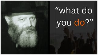 When students asked the Lubavitcher Rebbe: 