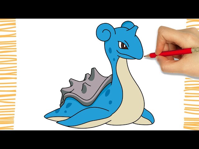 Como desenhar o LAPRAS [Pokémon]