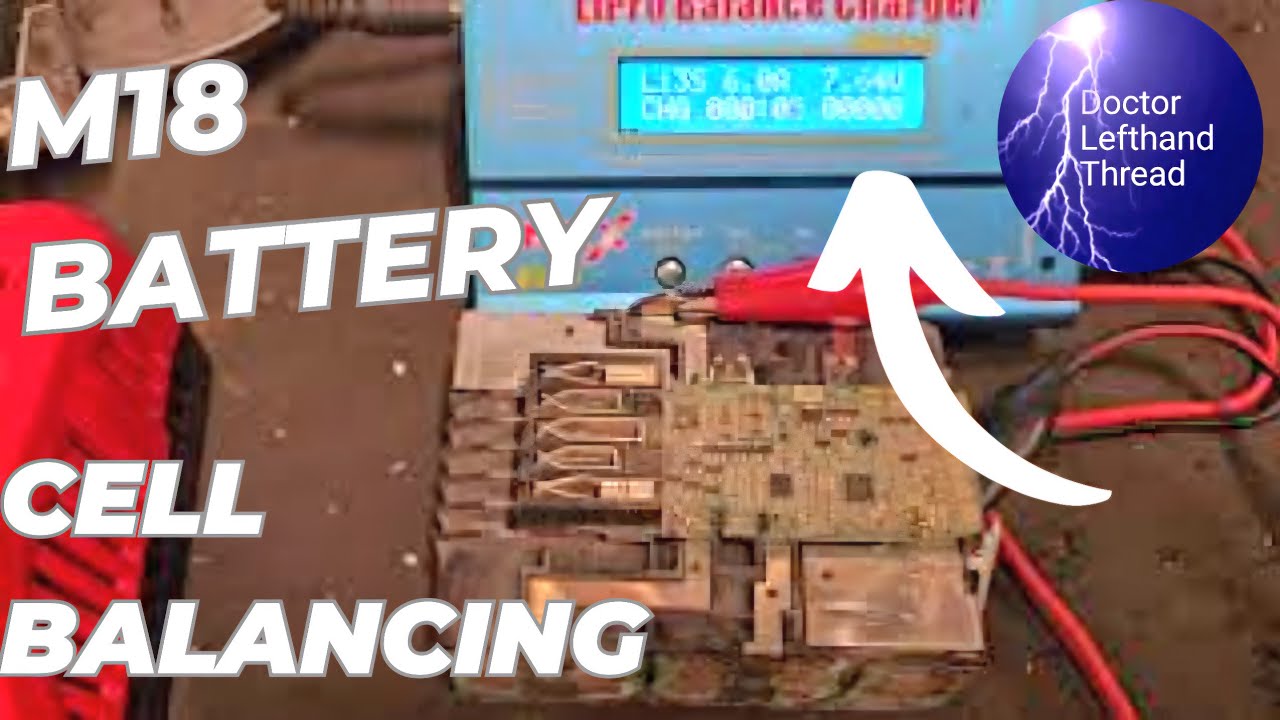 Балансировка ячеек аккумуляторной батареи M18 Milwaukee