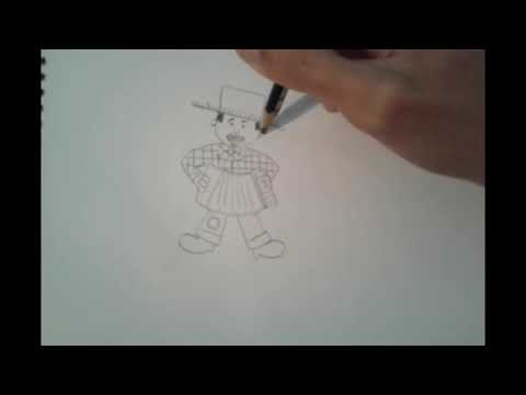 Desenhando uma festa junina