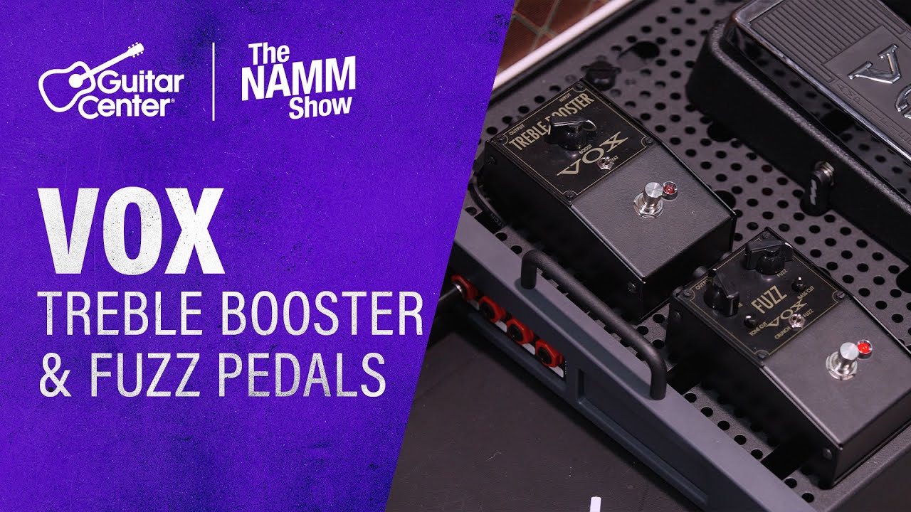 NEW VOX Treble Booster and Fuzz Pedal Overview and Demo | NAMM