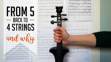 Why I ditched my 5-string violin | back to a 4-string