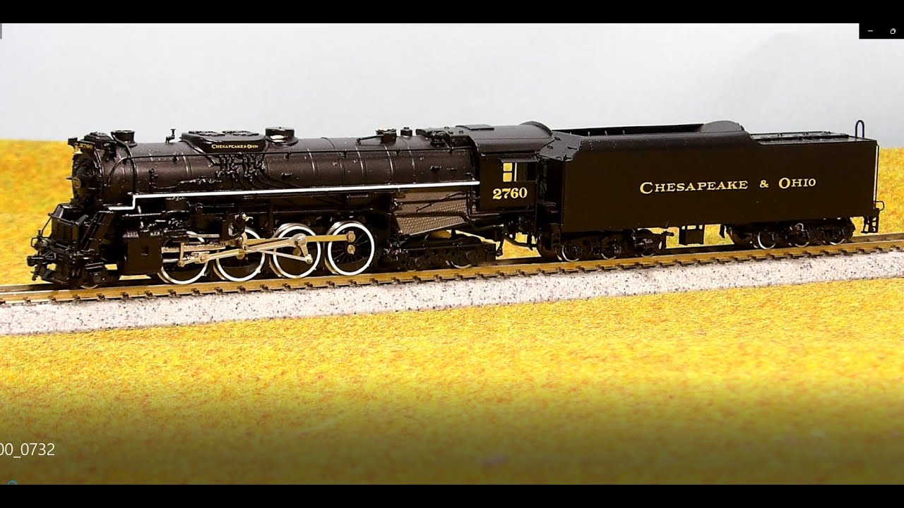 N SCALE C&O K4 KANAWHA 284 KEY IMPORTS CHESAPEAKE & OHIO YouTube