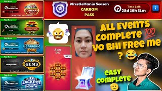 How To complete Event Free 😵 ?| Jackpot Of the month Event 🤐 | Gems Gala Event 🫡 | Carrom Pool screenshot 4