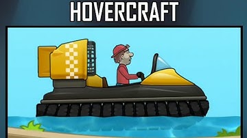 hovercraft racing in bogland // hill climb racing game