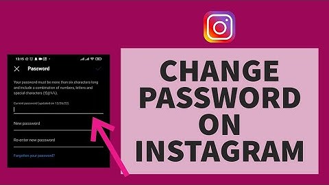 How To Change Instagram Password (Update 2023)