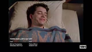 Ferris Buellers Day Off 1986 End Credits Vh1 Live Channel