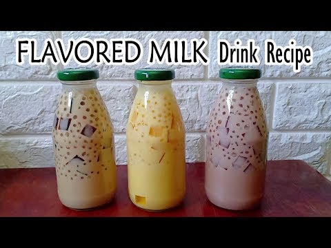 flavored-milk-drink-recipe-l-how-to-make-flavored-milk-drink