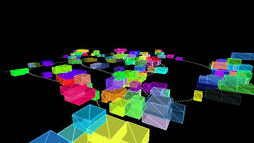 Informal Space Syntax - 3D blocks growth (WIP)