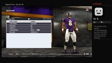 Player edits QB throw style