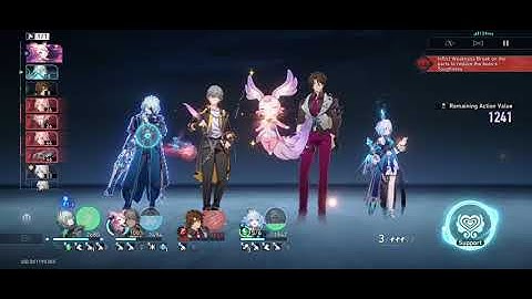 E1S1 Archer x E0S1 Sparkle and E0S0 Anaxa x E0S0 Cerydra [Apocalyptic Shadow - Honkai: Star Rail]