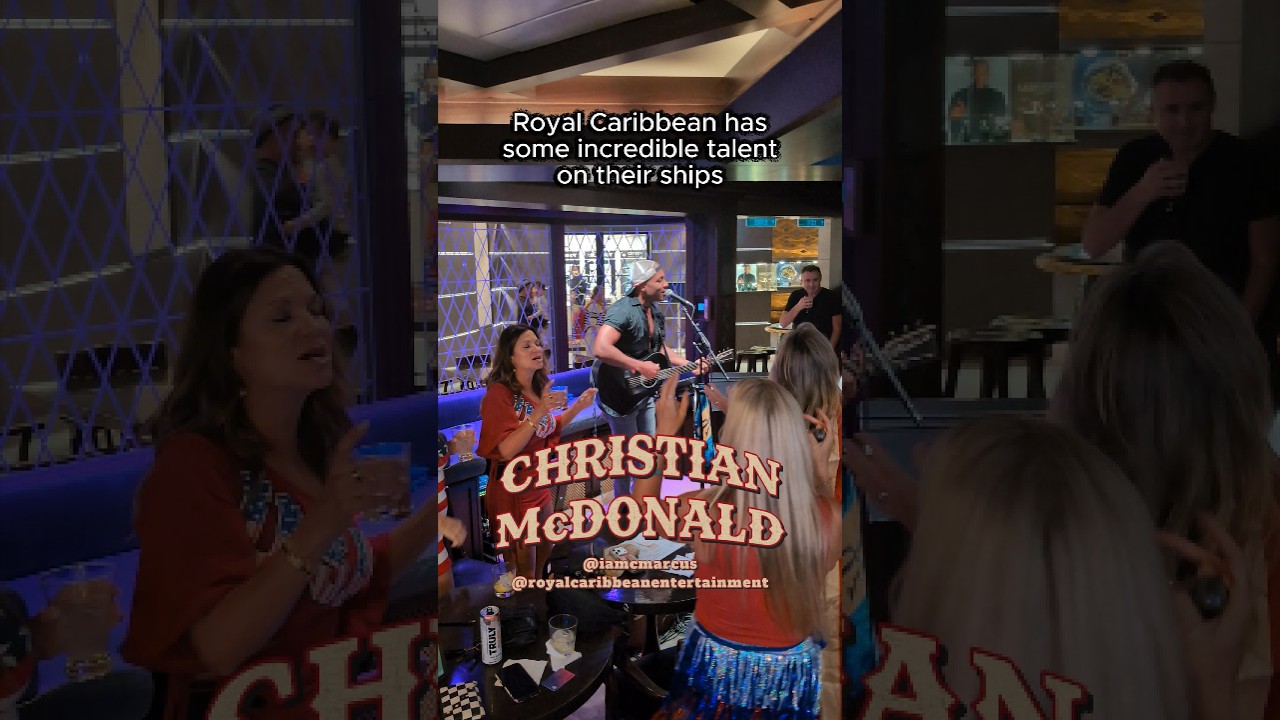 This Royal Caribbean Pub Singer Had the WHOLE Ship Singing! 🎶🍻