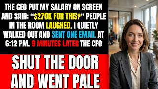 CEO Mocked My $270K Salary on Screen — 9 Minutes Later He Went Silent Forever