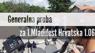 Generalna proba za 1.Mladifest Hrvatska je održana 1.06.2019. u Viduševcu