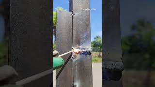 ⚡ Professional Iron Welding Work 🔥🛠️🔥 Perfect Arc Welding Skills 💪⚙️