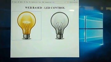 How to control LED from simple web page wirelessly | Internet of Things projects - DIY