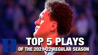 Duke Basketball Top 5 Plays of The 2021-22 Regular Season screenshot 4