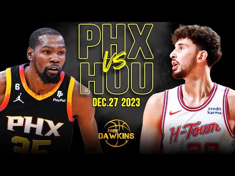 Phoenix Suns vs Houston Rockets Full Game Highlights | December 27, 2023 | FreeDawkins