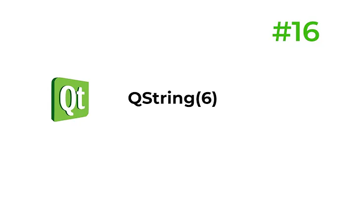 C++ Qt 16 - QString(6)