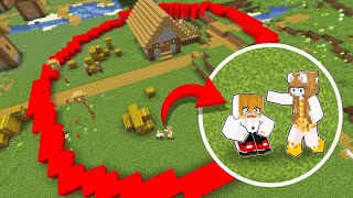 IF YOU LEAVE THE CIRCLE, YOU DIE  3 Days Survival in Minecraft