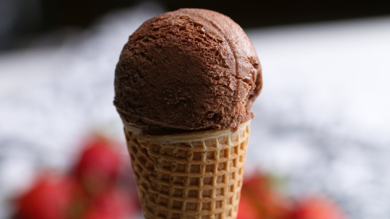 Vegan Aquafaba Chocolate Ice Cream