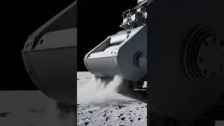 "Lunar Mining in Slow Motion – Hyper-Realistic Cinematic Moon Industry"