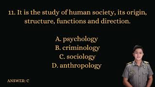 INTRODUCTION TO CRIMINOLOGY Q&A PART I