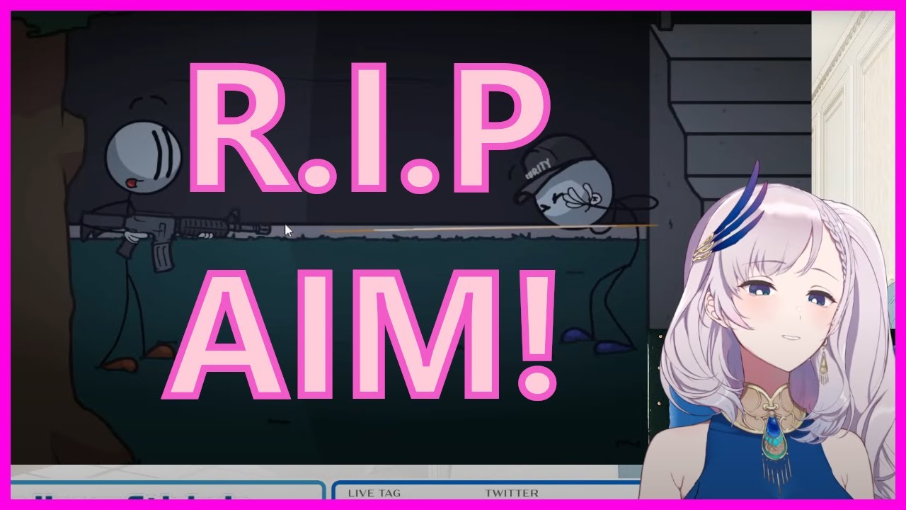 A Turkey on a Scooter steals a Diamond - The Reine Stickmin Experience (Ep.2) [Hololive ID]