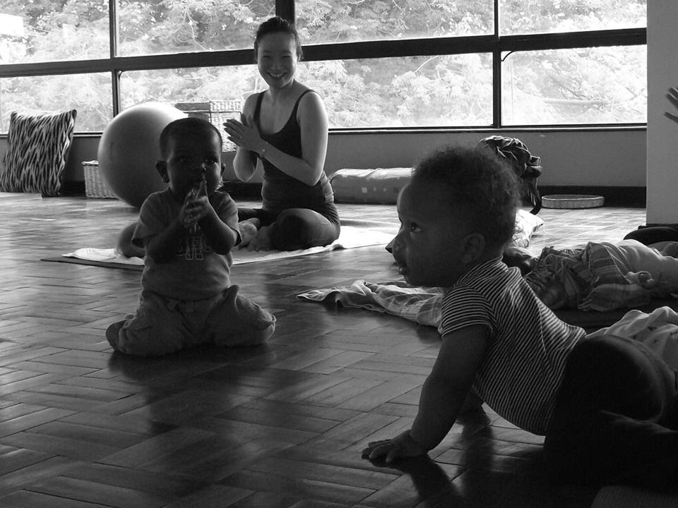 Babywearing Fitness Yoga Documentary at Acacia Studios, Westlands