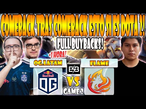 OG.LATAM vs FLAME BO3[GAME 2]LALATRONI, PANDA, COSTABILE,vs ARIGUS-DREAMLEAGUE SEASON 27-DOTA 2 -ESB