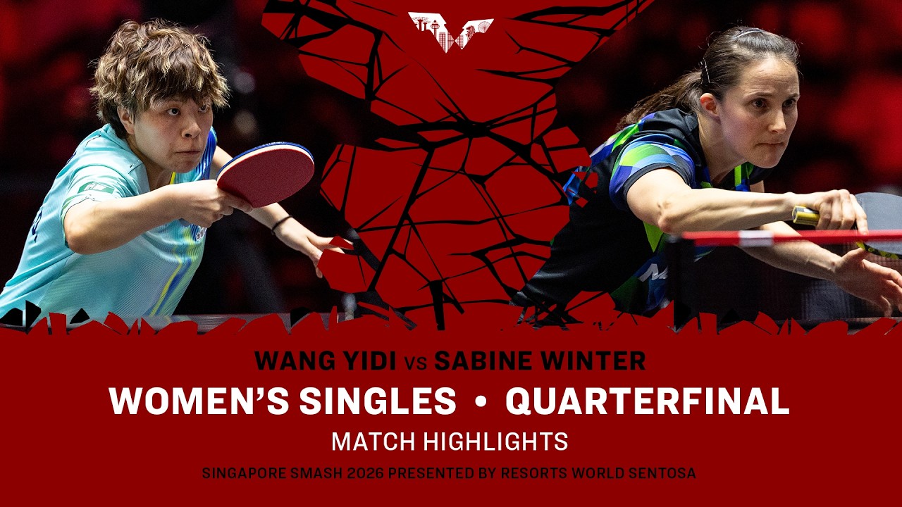 Wang Yidi vs Sabine Winter | WS QF | #WTTSingapore2026