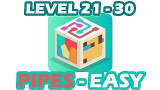 Puzzlerama | PIPES | Easy | Level 21 - 30 | Walkthrough screenshot 3