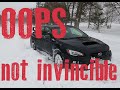HOW TO GET A WRX STI STUCK IN THE SNOW