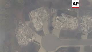 Drone video shows destruction from NorCal wildfire