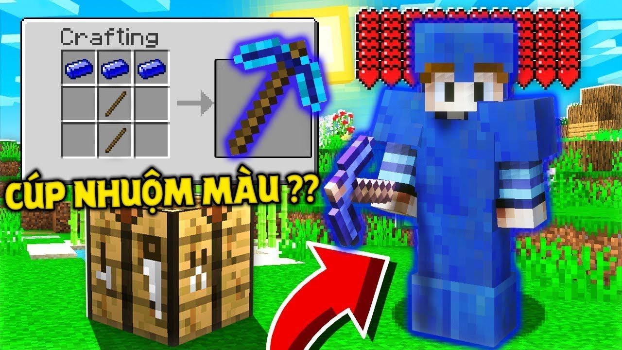 THỬ THÁCH SINH TỒN TRONG THẾ GIỚI TOÀN LÀ CÚP TRONG MINECRAFT #3 ...