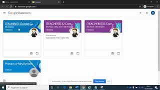Google Classroom  Interface Student View