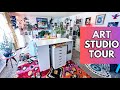 Art studio tour organization art supplies  jenkins