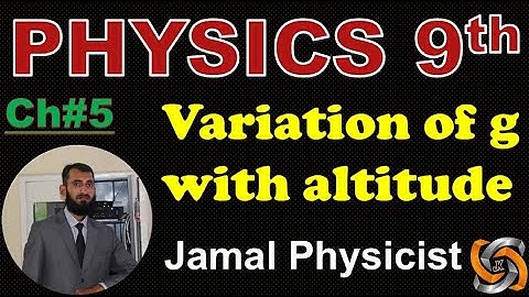 Variation of g with Altitude - 9th Class Physics, Chapter 5, Gravitation
