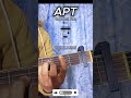 APT.  ROSÉ &amp; Bruno Mars Guitar Tutorial // APT. Guitar Lesson for Beginners #guitar  #fypシ #fyp