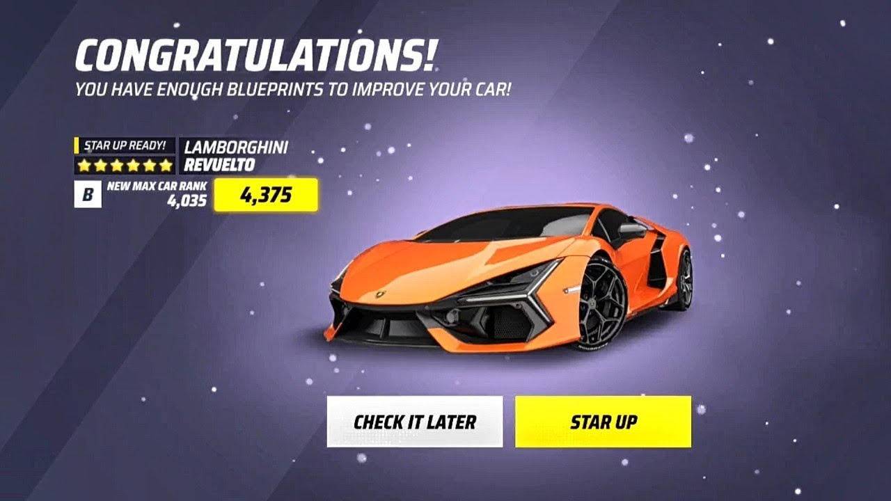 Free ! 6🌟 Lamborghini Revuelto. Asphalt Legends Unite / Asphalt 9 Legends ⭐