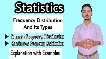 Frequency distribution and its types in Urdu
