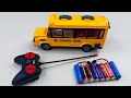 Unboxing Ev School bus, RC Paw Patrol Bumper Cars,RC Multifunctional missile vehicle,Ev Dancing duck