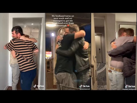 Surprised my husband with his best friend after a long time