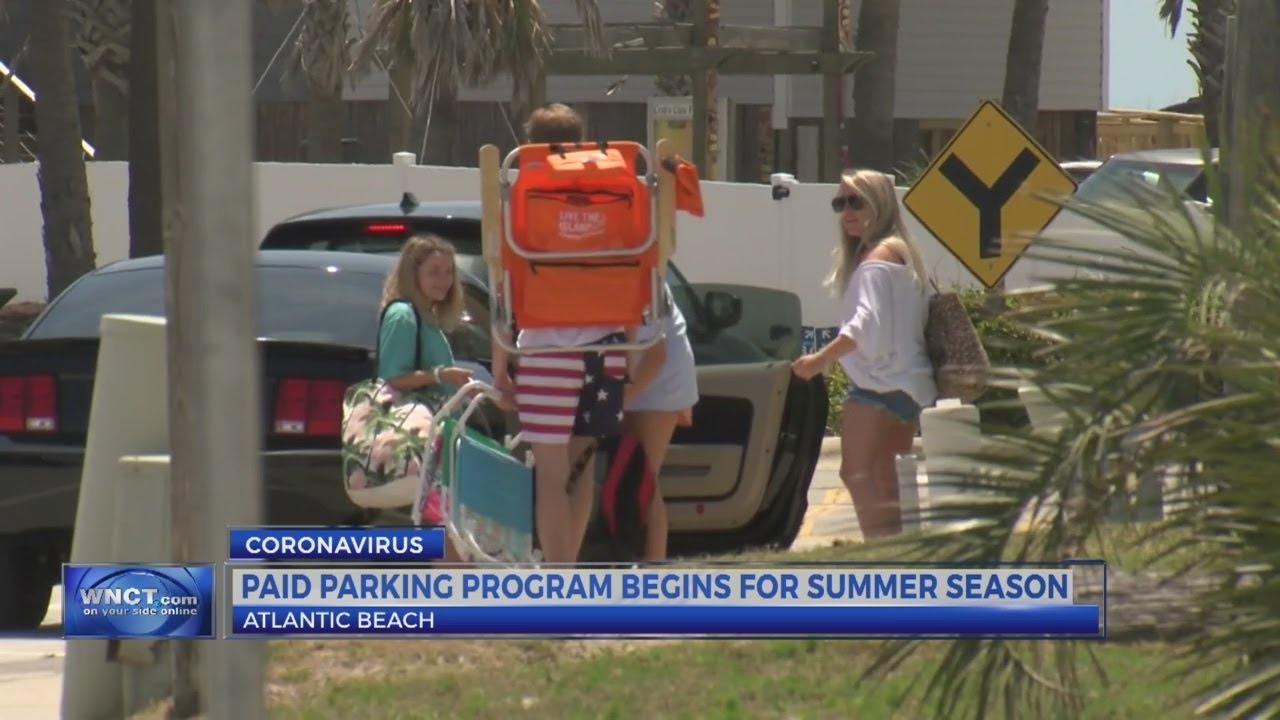 Paid parking begins in Atlantic Beach YouTube