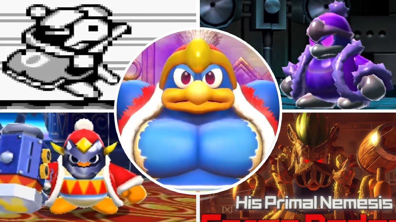 Evolution Of King Dedede Bosses In Kirby Main Series Youtube