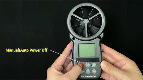 866B Digital Anemometer Handheld Wind Speed Meter for Measuring Wind Speed