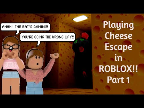 Playing Cheese Escape in ROBLOX!! Part 1